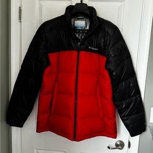 NWT Columbia Omni-Heat Red/Black Large Men's Pike Lake Water Resistant Jacket